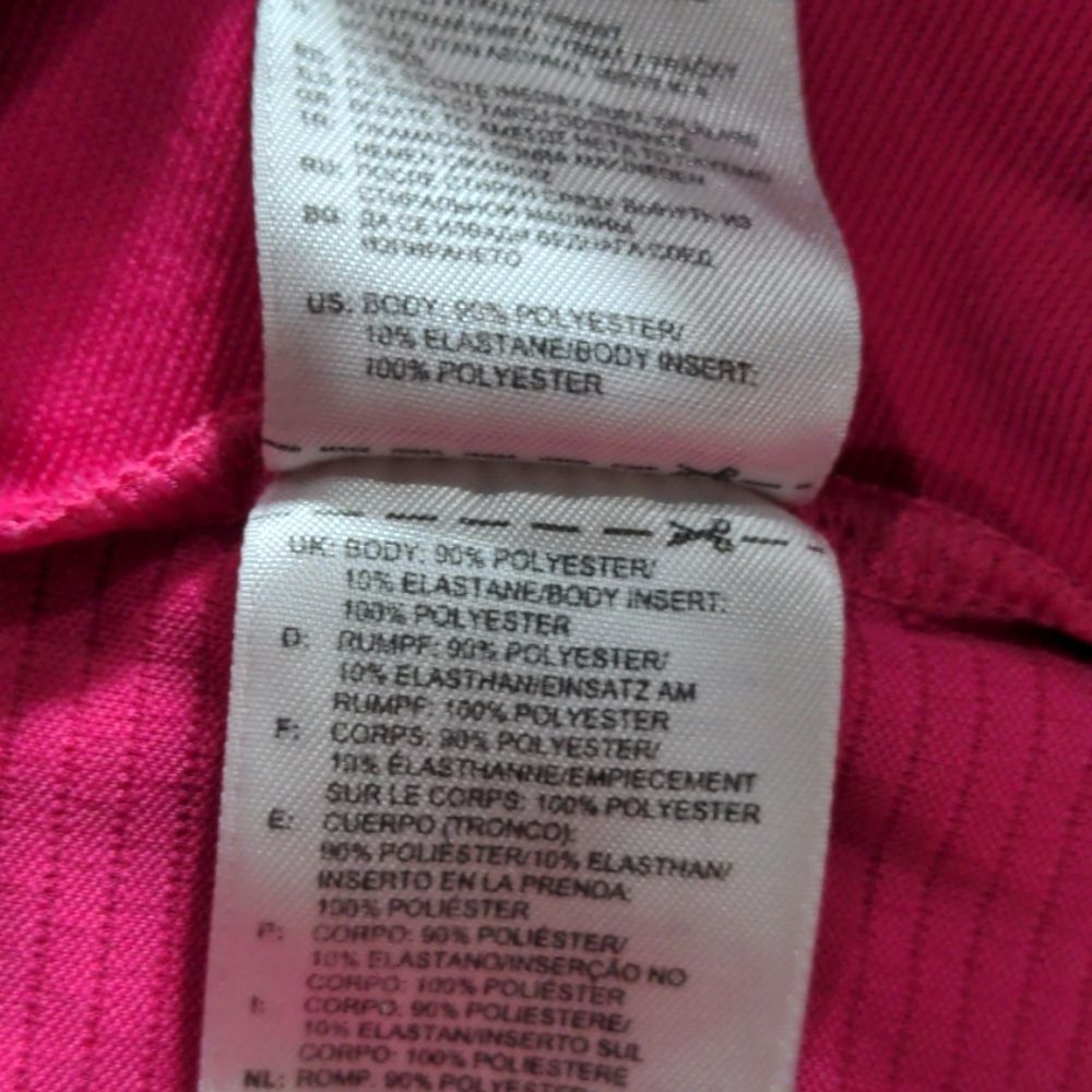 Adidas Pink 1/2 Zip Long Sleeve Top Medium - Picture 9 of 12